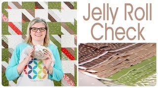 How to Make an Easy Jelly Roll Quilt: Jelly Roll Check - Shortcut Quilt