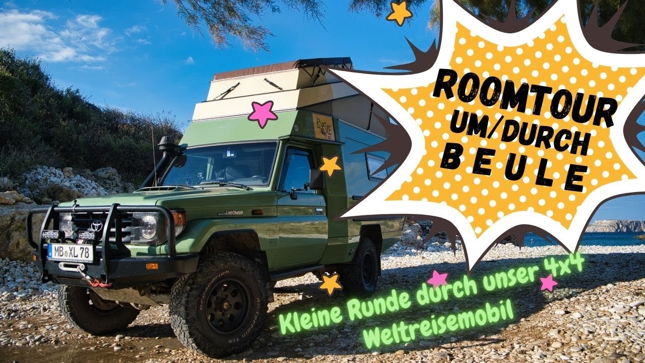 Toyota Land Cruiser Roomtour - HZJ78 Offroad Wohnmobil - 4x4 Reisemobil - 4x4 VanLife - mit BEULE
