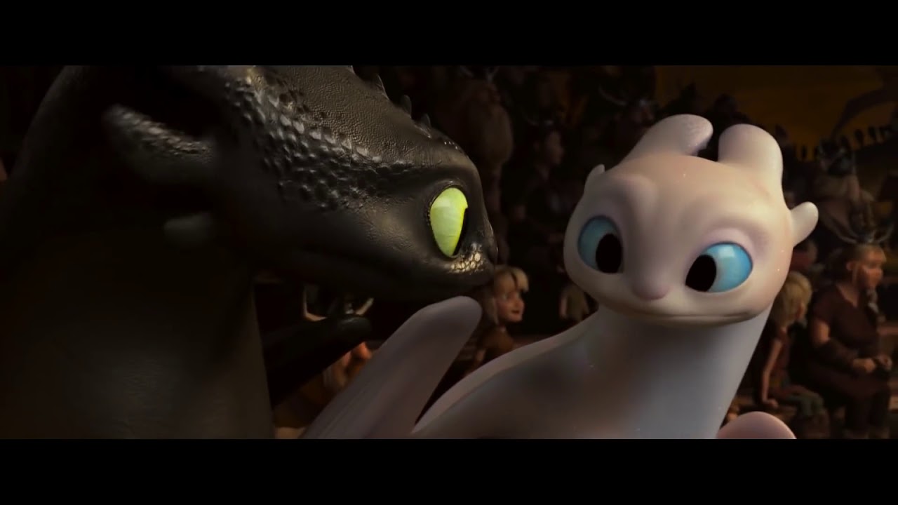 TOOTHLESS & LIGHT FURY DATE SCENE | HOW TO TRAIN YOUR DRAGON 3 2019 ...