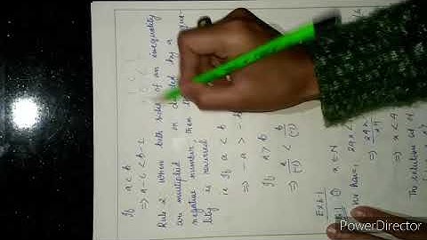 Class 11 Maths Linear Inequalities part 1