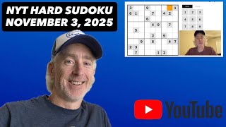 Let's CRACK the NYT Hard Sudoku! [November 3, 2025] Walkthrough Solution screenshot 3