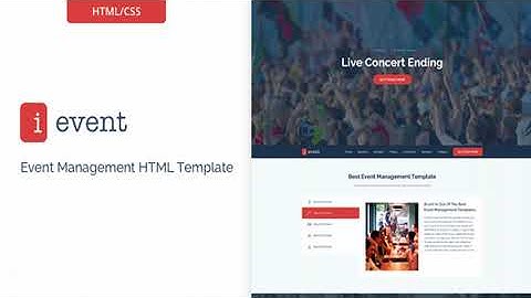 iEvent - Responsive Event Management HTML5 Template | Themeforest Website Templates and Themes