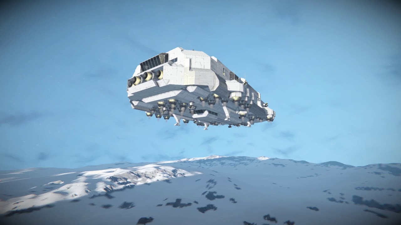Atlas Airbase & Atmospheric Fighter! - My Newest Creations - Space Engineers