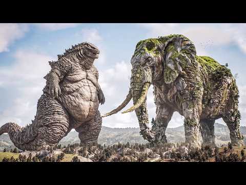 Epic Rocky Supermassive Monster and Godzilla Battles by Dazzling Divine