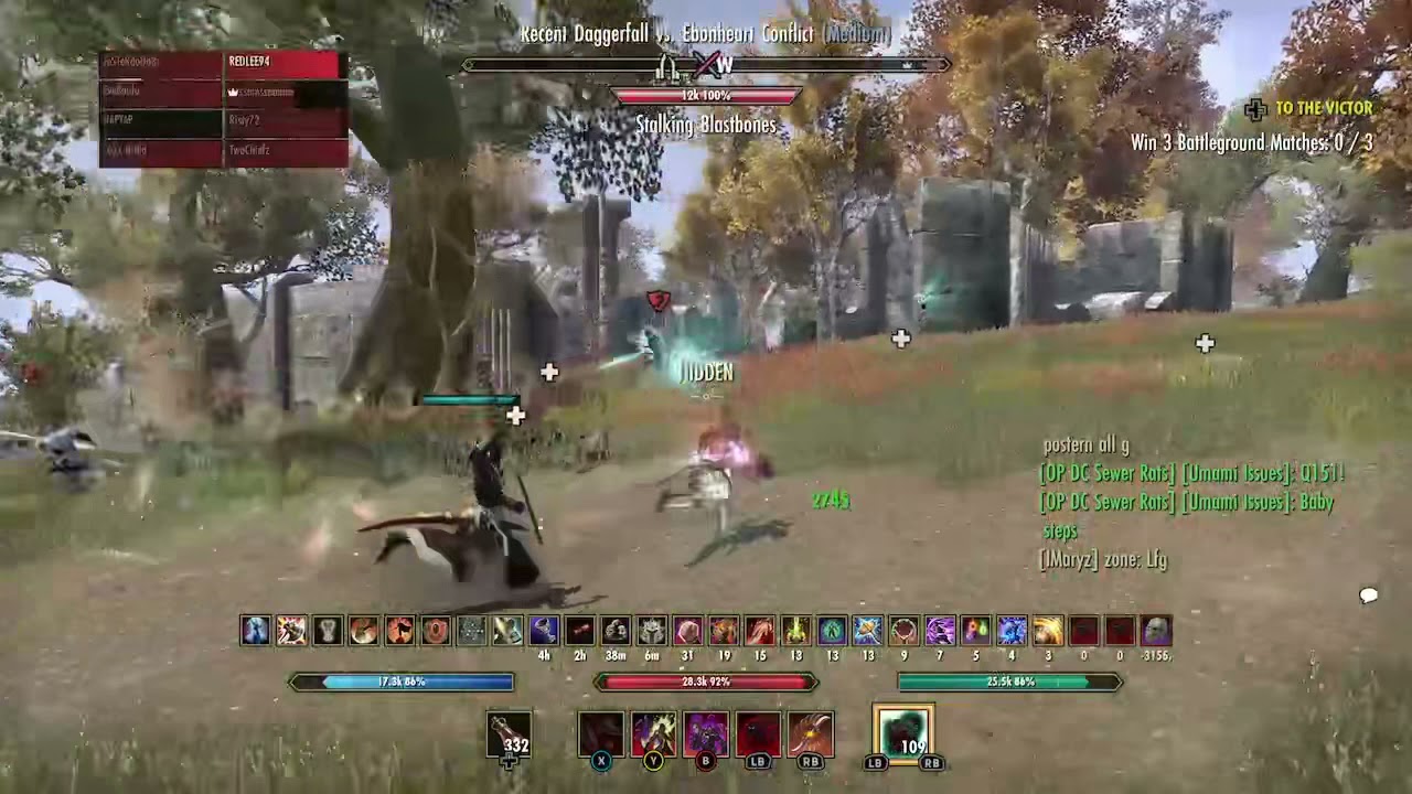 Mid year Mayhem - Blackwood Cyrodiil - 1vX Stamblade