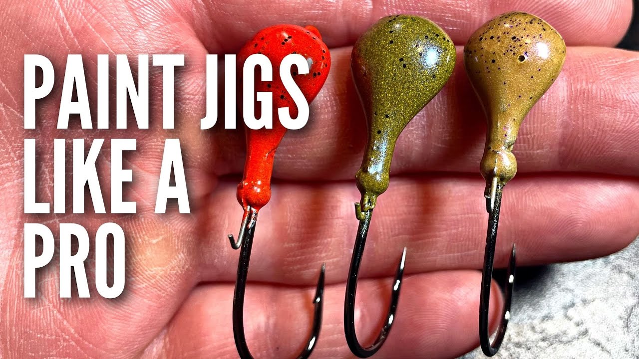 Paint your Fishing Lures Like a Pro! Powder Painting Jigs 