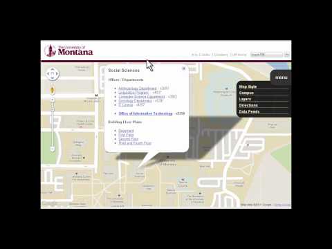 University of Montana : Interactive Map