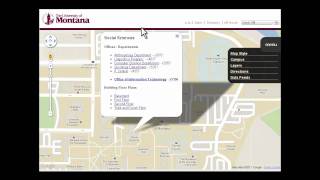 University of Montana : Interactive Map
