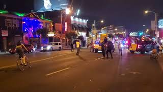 LOS ANGELES SUNSET BLVD PROTEST 9/25/2020