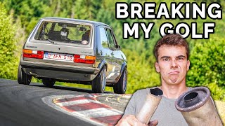 Breaking My Engine Swapped Mk1 Golf On The Nürburgring!