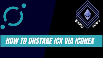 How to unstaking ICX via ICONEX wallet