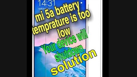 Mi 5a battery temprature is too low problem solution ! jumper solution