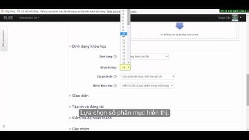 Sử dụng Moodle! Tạo một khóa học.