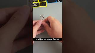 Mini Metal Ring Puzzles Games #puzzles #solved #unlock #hanayama #shorts