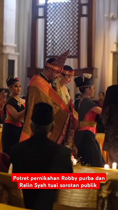 potret pernikahan Robby purba dan Ralin syah #fypシ゚ #videoshort #robbypurba