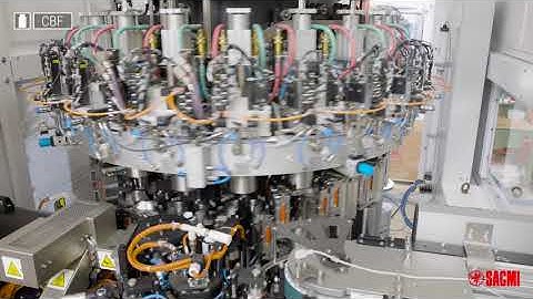 SACMI CBF compact layout - Compression blow forming of pharma and dairy containers