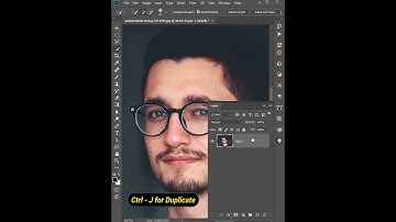 Normal Glasses into Sunglasses in Photoshop #shorts #photoshoptutorial