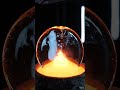 Liquid Fire. Frozen Mid-Air. Then Gone. 🔥🧊 #aivideo #asmrshorts #hypnoticvideo