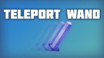 Easy Teleportation Wand Tutorial in Minecraft [1.16.5]