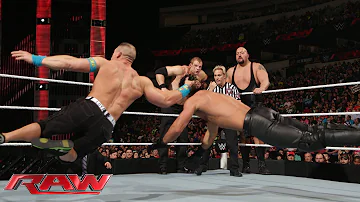 John Cena vs. Seth Rollins, Big Show & Kane - 3-on-1 Handicap Match: Raw, January 19, 2015