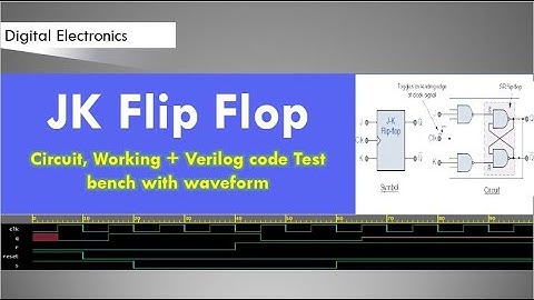 JK FlipFlop Verilog code and Testbench