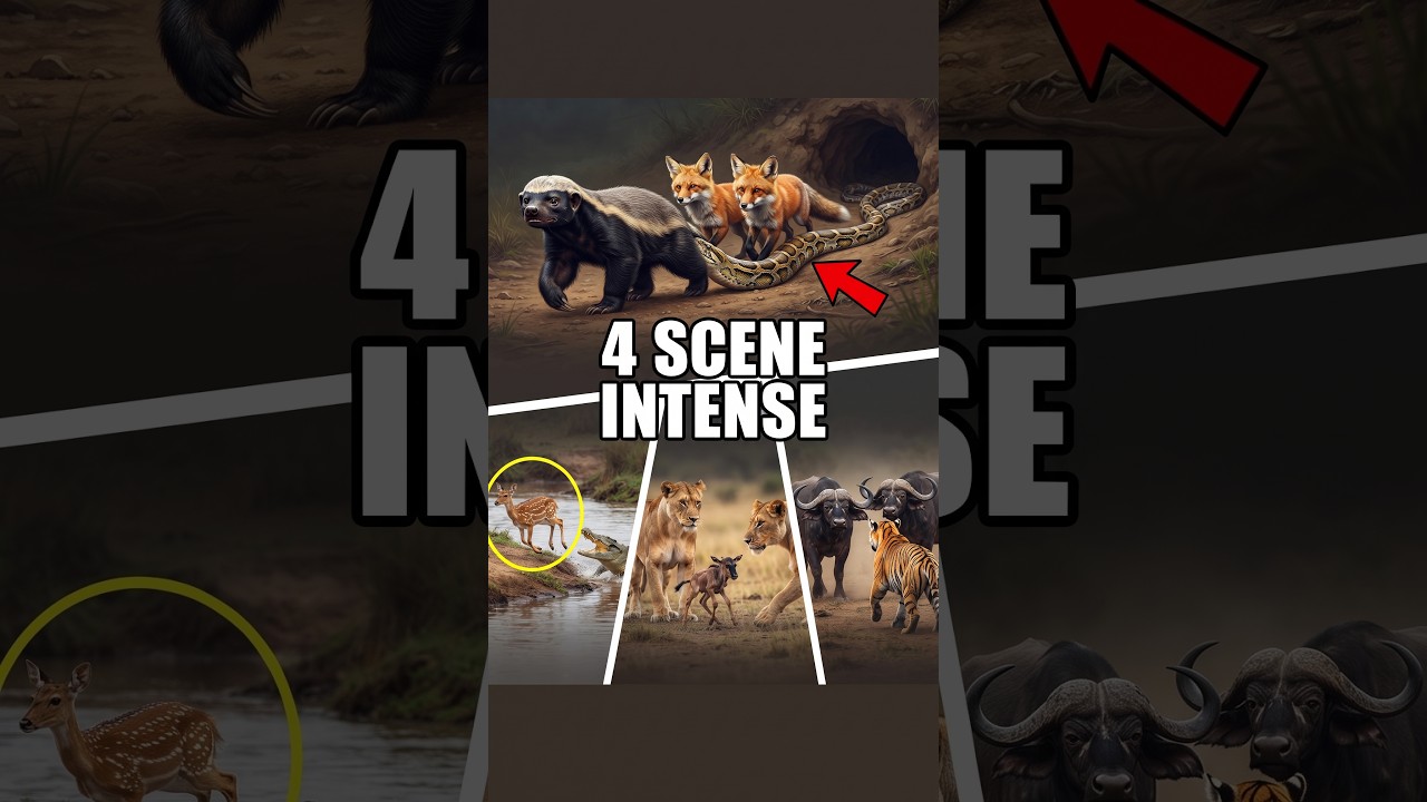 Le scene animali più intense mai riprese #shorts #italia #animali