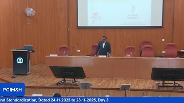 Capacity Building Training Programme on Quality Control and Standardization, Day 3