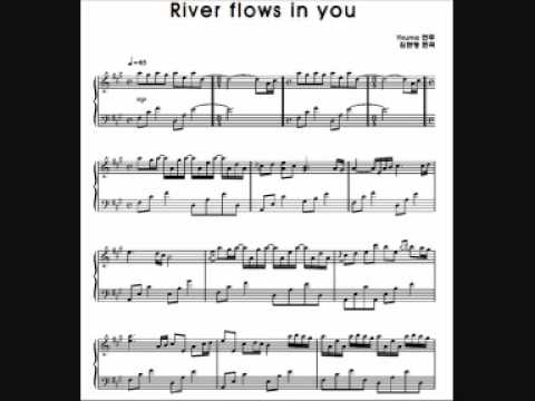 Yiruma - River Flows In You Piano Sheet Music - YouTube