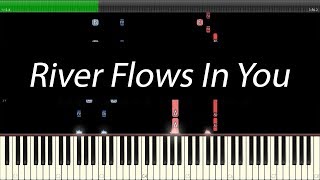 Yiruma - River Flows In You | 100% Free Download Midi File and Piano Sheet 🔥 | Synthesia Piano