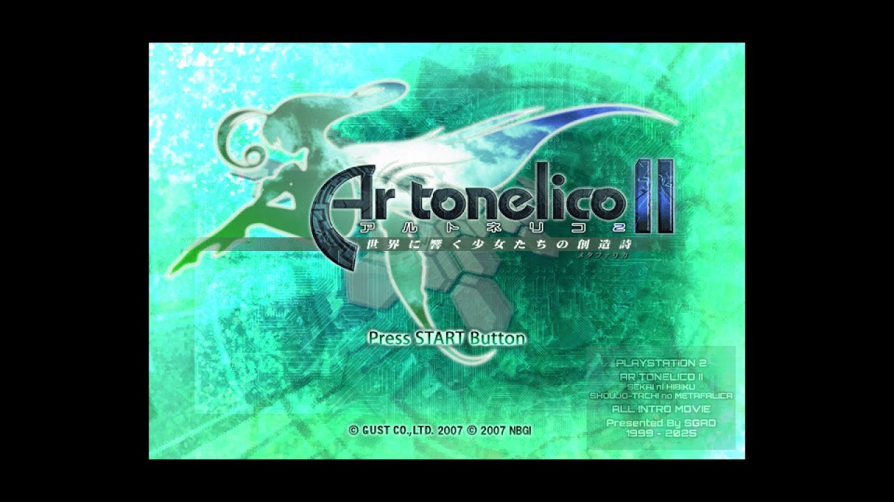 PS2 - Ar tonelico II Sekai ni Hibiku Shoujo Tachi no Metafalica