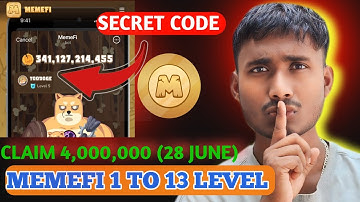 🤑(Level 1-13) Memefi Secret Reward Combo |Memefi 4,000,000 Coins Code | Memefi Secret Code |#Memefi