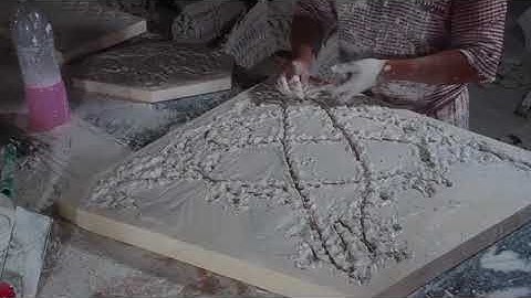 most amazing making plaster ceiling medallions #siliconemold #wallbricks
