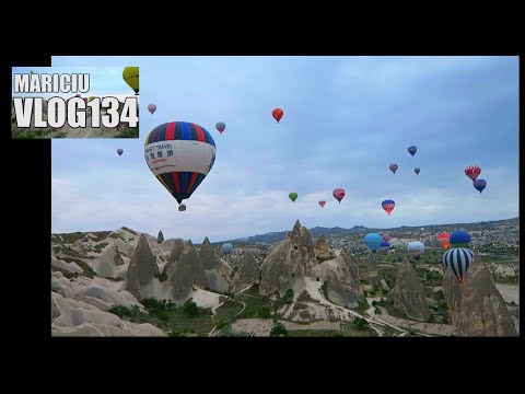Cu balonul cu aer cald în Cappadocia