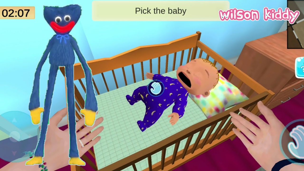 B4yi Sultan Up1n Kejar Huggy Wuggy Sampai Ke Hutan | Wilson Kiddy