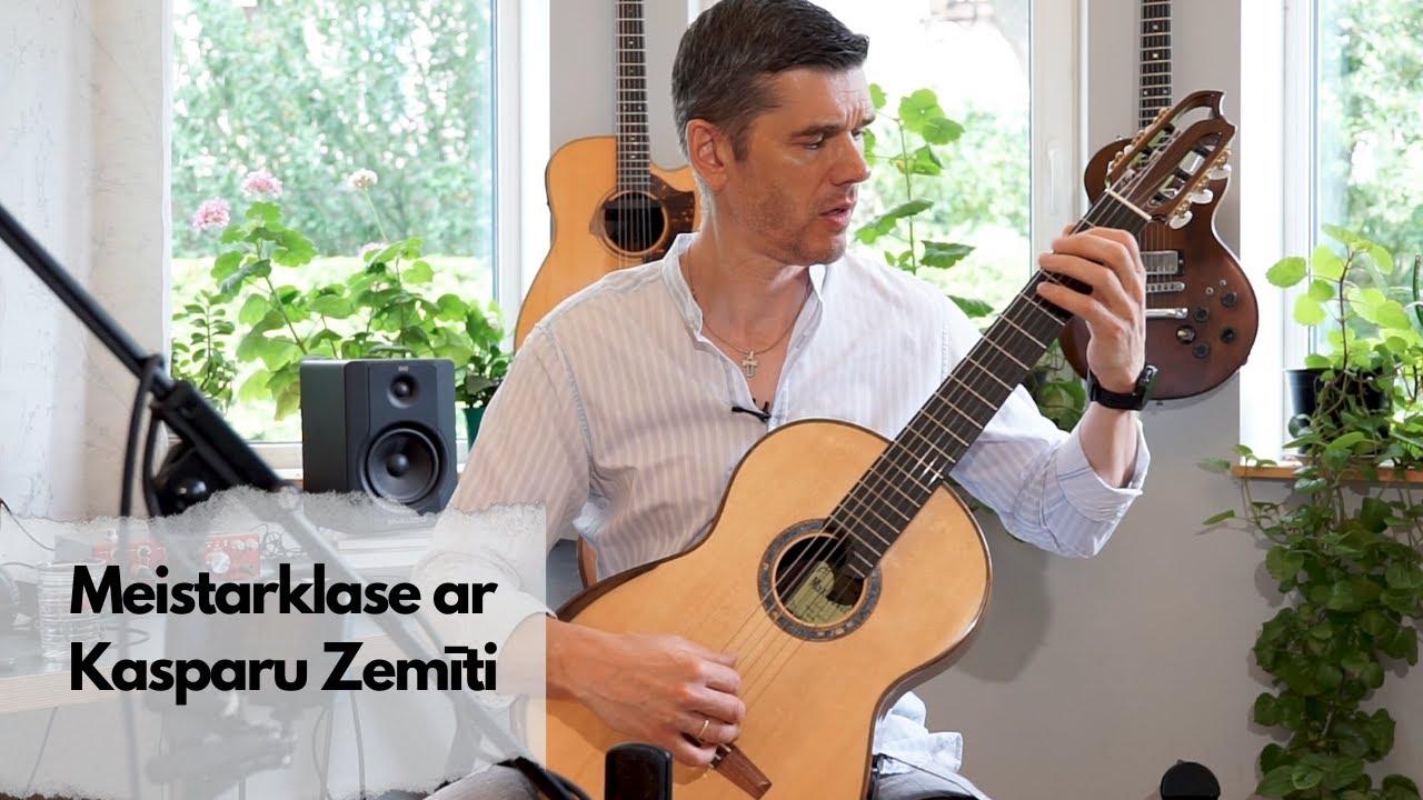 Ģitāras meistarklase: Kaspars Zemītis par klasiskās ģitāras tehnikām