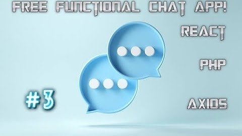 Free Hosted React Chat App Part 3 (Fixed Audio)