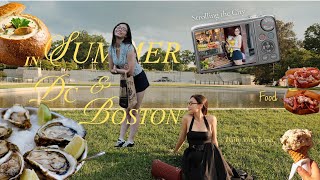 We Ate WAY Too Much in DC & Boston 🍝🦞 | SHIA, Filomena, Neptune Oyster, Mike’s Pastry + More