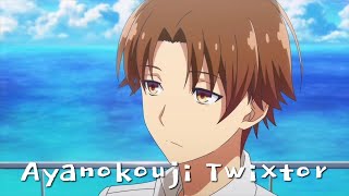 Ayanokouji Kiyotake Twixtor // Classroom Of The Elite S2 Episode 1