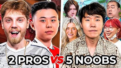 2 VALORANT Pros Vs 5 OfflineTV Noobs