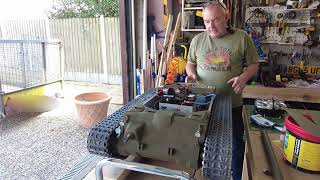 1/6 scale Armortek M26 Pershing RC Tank build. (Vid 22) The first of the option packs get tested.