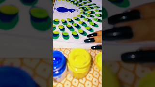 Finger Painting Pea Thumb Painting..