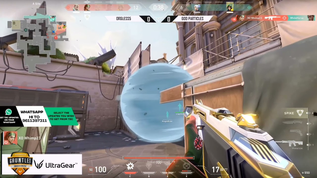 Whimp's Insane Ace Victory 🔥 | ORGLESS5 VS GOD PARTICLES | TEC GAUNTLET S4