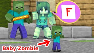 Baby Zombie Was Kicked Out Of The House - Monster School Minecraft Animation