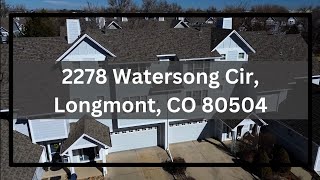 Colorado Condo Listing I 2278 Watersong Cir, Longmont, CO 80504 *Unbranded *