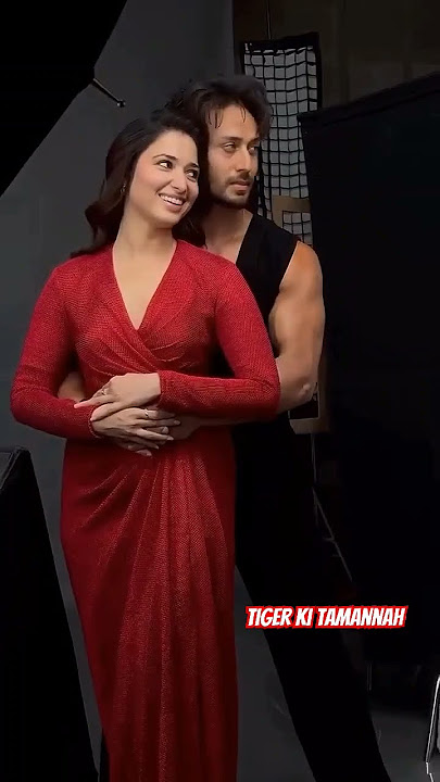 Tiger and Tamanna Bhatia hot photo shoot scene #tigershroff #tamannaahbhatia #shorts #hot