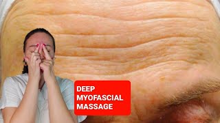 STOP FOREHEAD WRINKLES with deep tissue myofascial massage Profile