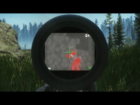 Видео: Sniping with thermal scope in tarkov/ Снайпинг в таркове с тепловизором