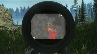 Sniping with thermal scope in tarkov/ Снайпинг в таркове с тепловизором