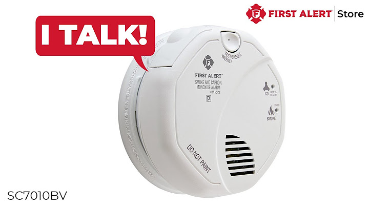 Hardwired photoelectric smoke and carbon monoxide detector