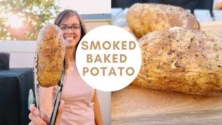 SMOKED BAKED POTATO || How to make a Smoked Baked Potato on a  Pit Boss Pellet Grill